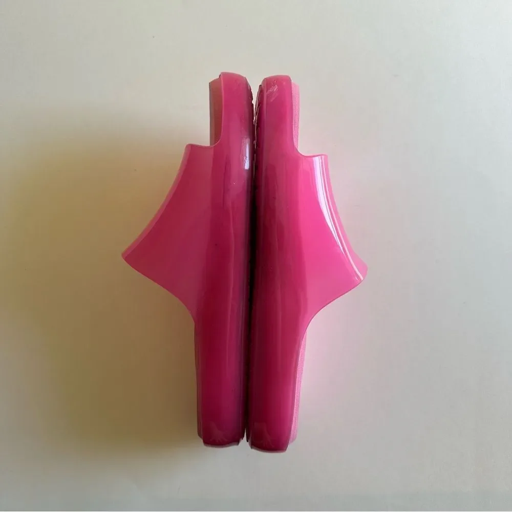 Yellowbox Hot Pink Platform Marana Jelly Slide sandals - Picture 10 of 11
